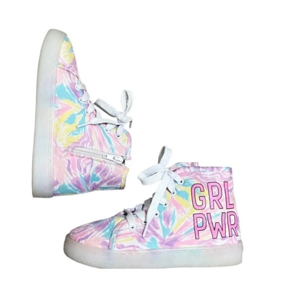 Tie-Dye High-Top Girl’s Sneakers